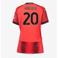 Camisa de time de futebol AC Milan Pierre Kalulu #20 Replicas 1º Equipamento Feminina 2023-24 Manga Curta